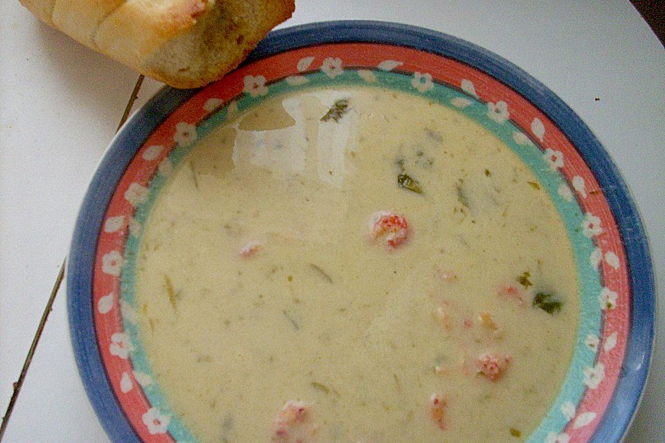 Bärlauch - Petersilienwurzel - Suppe