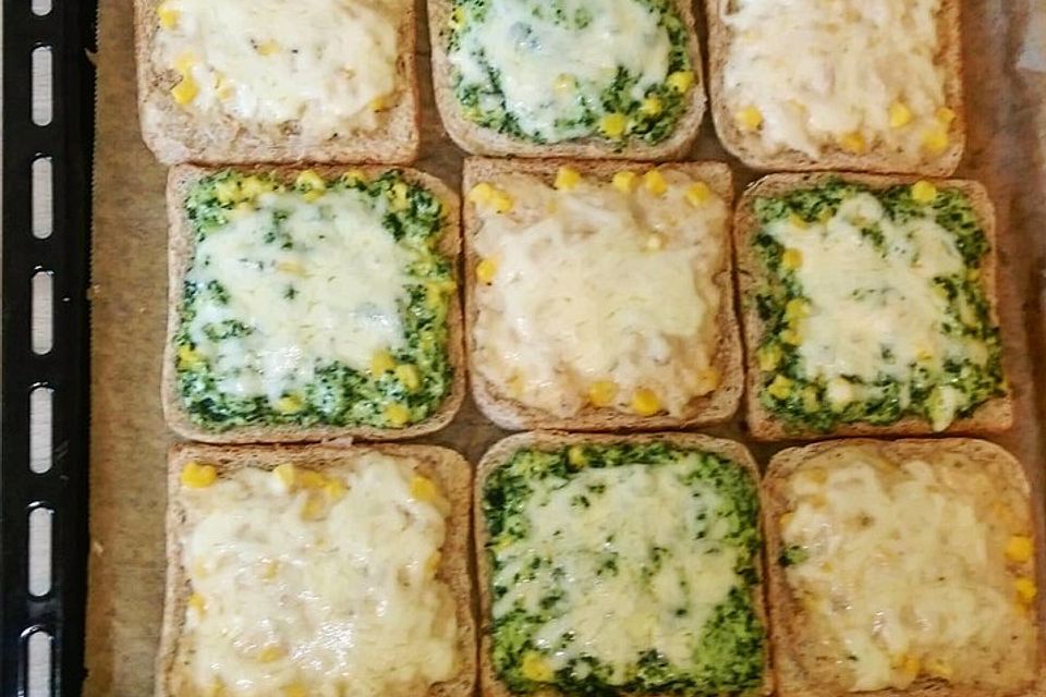 Thunfisch - Schmand - Toasts