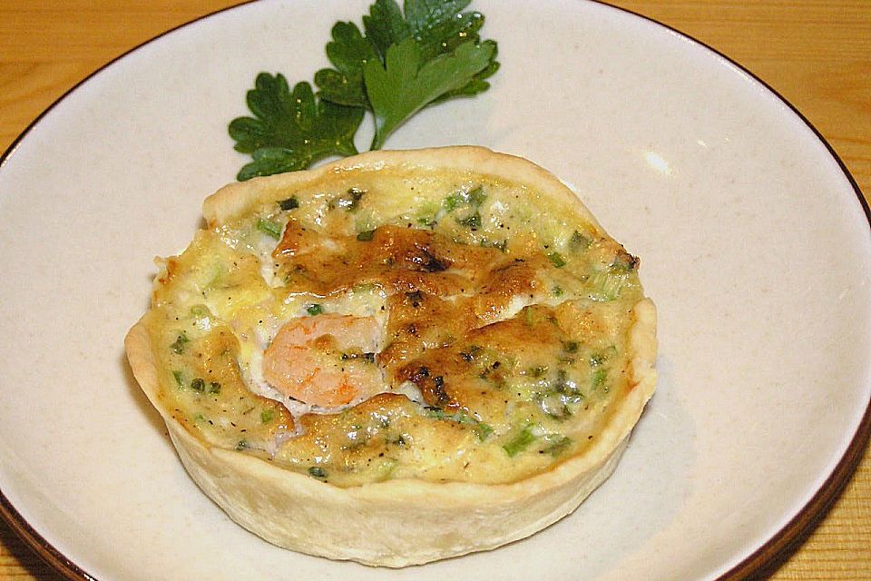 Mini - Quiches mit Krabben