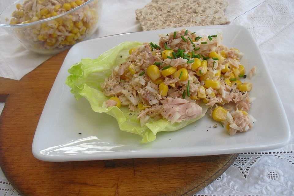 Schneller Mais - Thunfisch - Salat