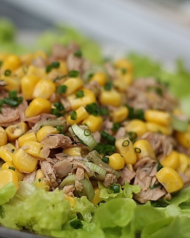 Schneller Mais - Thunfisch - Salat