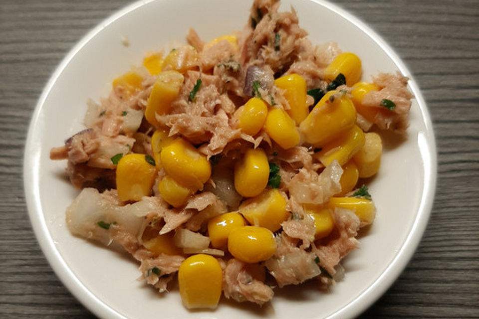 Schneller Mais - Thunfisch - Salat