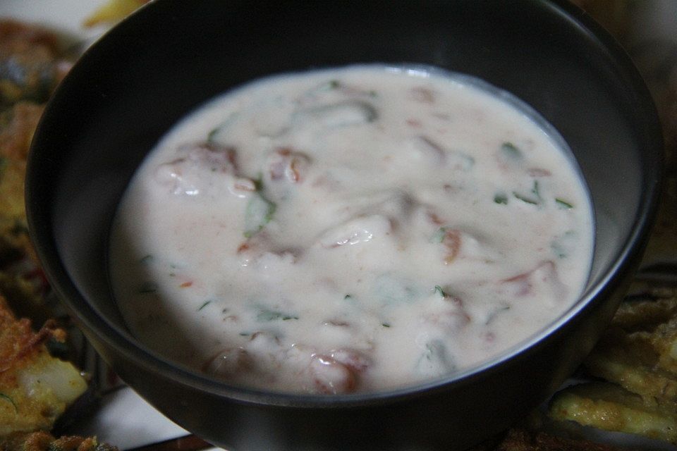 Tomaten - Koriander - Raita Tomaten - Koriander - Raita