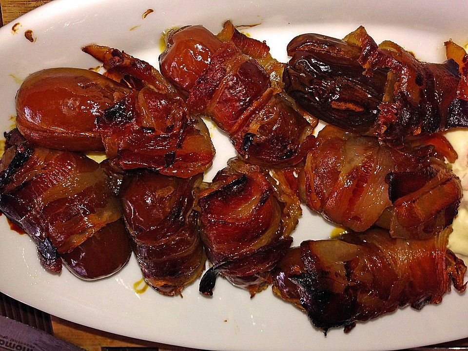 Datteln im Speckmantel (gefüllt mit Walnüssen) von Schnäpsle| Chefkoch