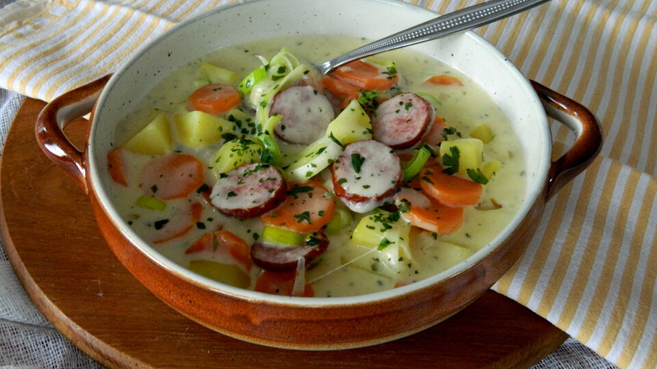 Eintopf Mit Cabanossi Und Kartoffeln