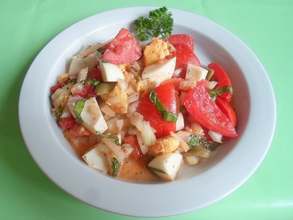 Tomaten - Eier - Salat von blulichblau| Chefkoch