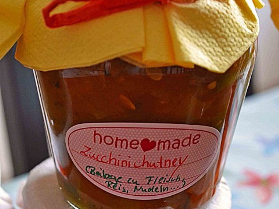 Zucchini Chutney Von Rosinenkind Chefkoch