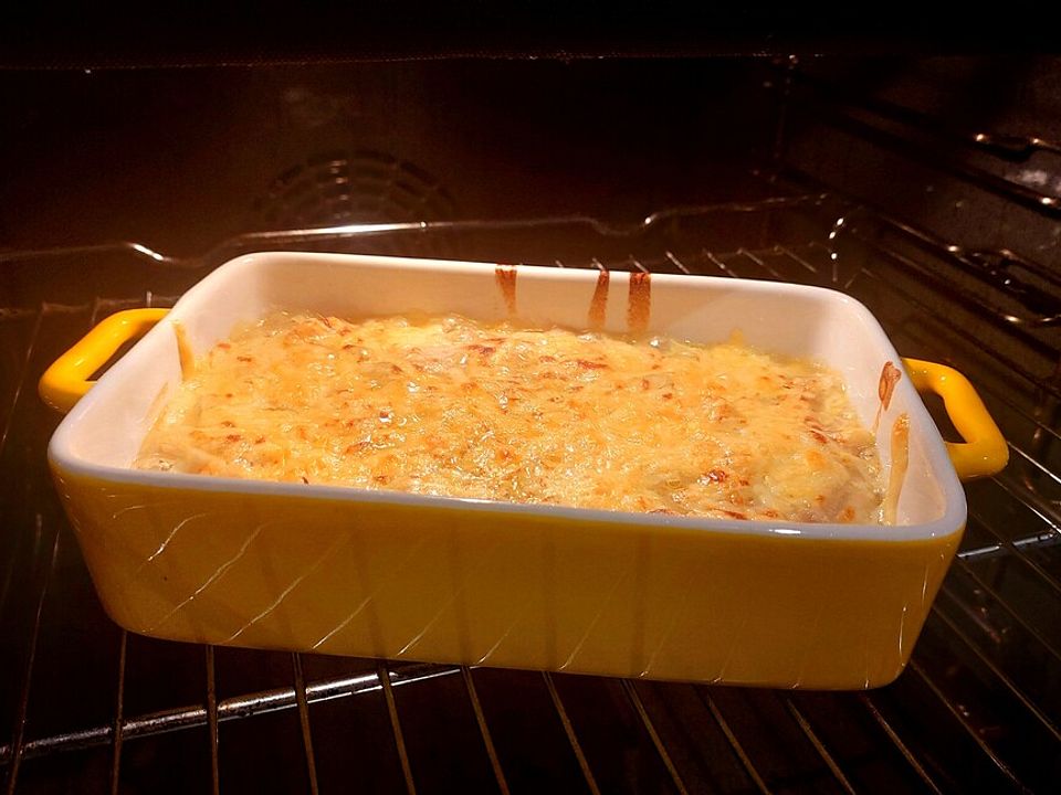 Frikadellen - Reis - Auflauf mit Käse überbacken von kochbuchonline ...