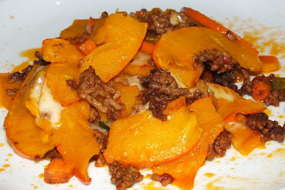Kürbis vom Blech