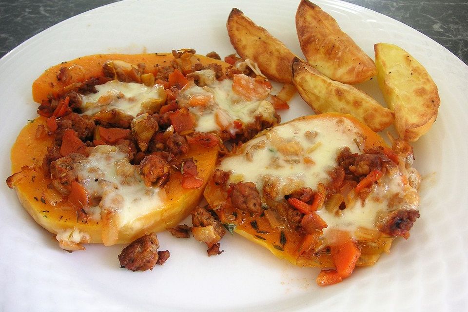 Kürbis vom Blech