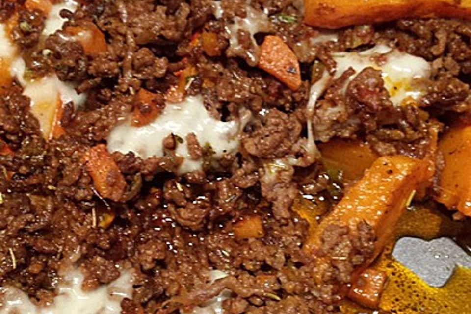 Kürbis vom Blech