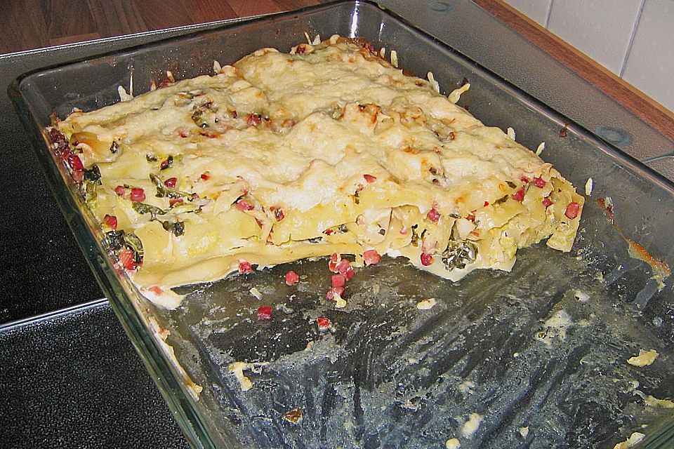 Lasagne-Schinken-Schnecken Lasagne-Schinken-Schnecken