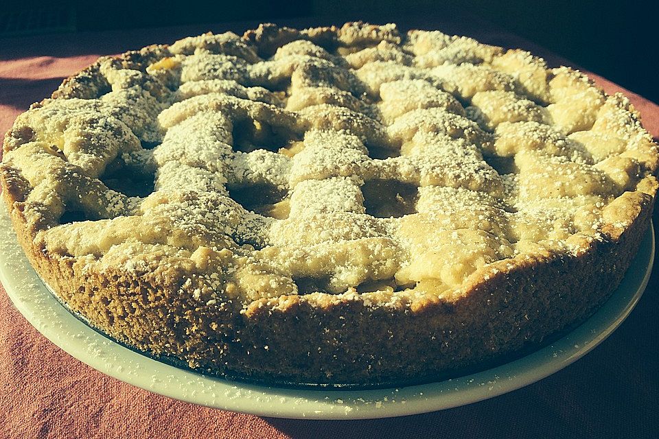 Gedeckter Apfelkuchen vom Blech nach Tante Inge