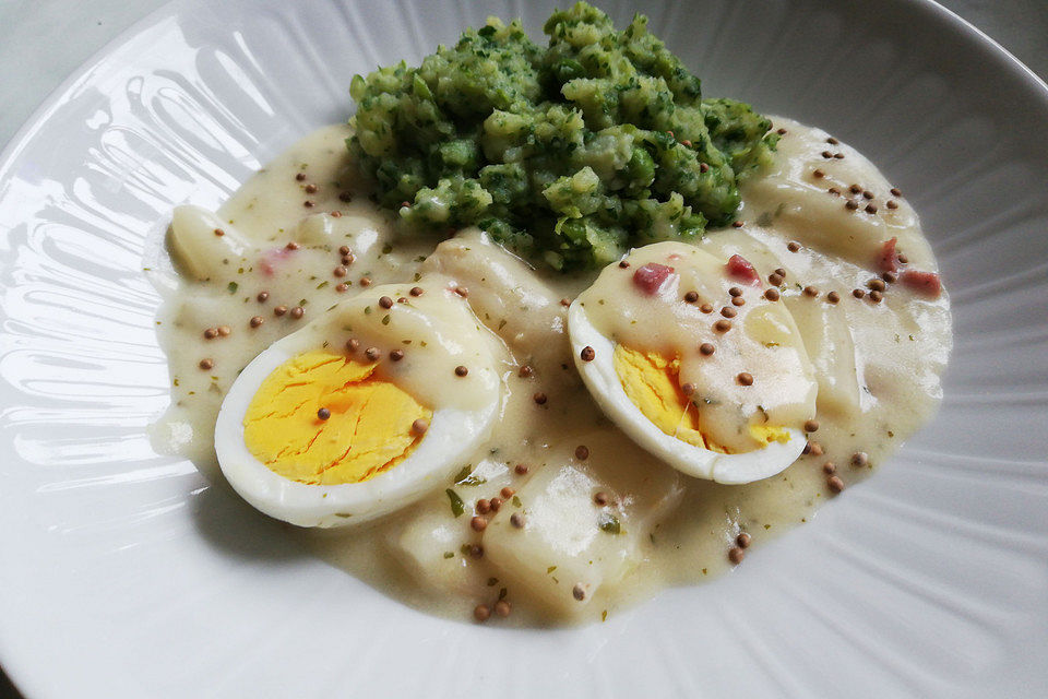 Schwarzwurzel-Eier-Ragout