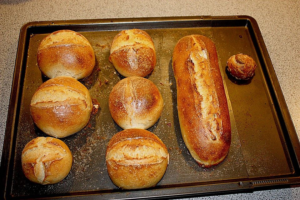 Verbessertes Brötchen oder Baguette Rezept