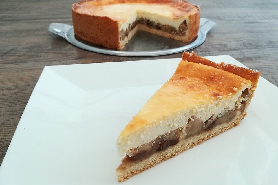 Bratapfel - Käsekuchen