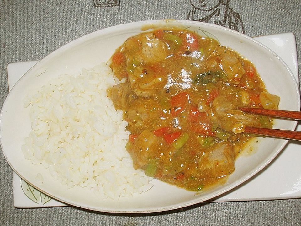 Wok Geschnetzeltes mit Lauchzwiebeln von clyde13| Chefkoch