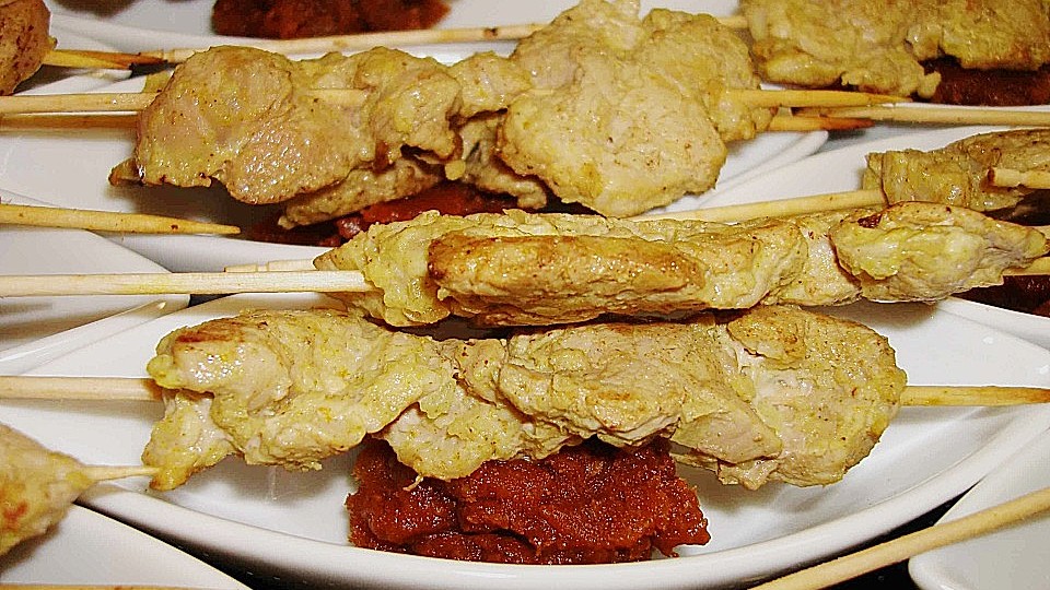 Marinierte Satay - Spieße mit Schweinefleisch von bushcook| Chefkoch
