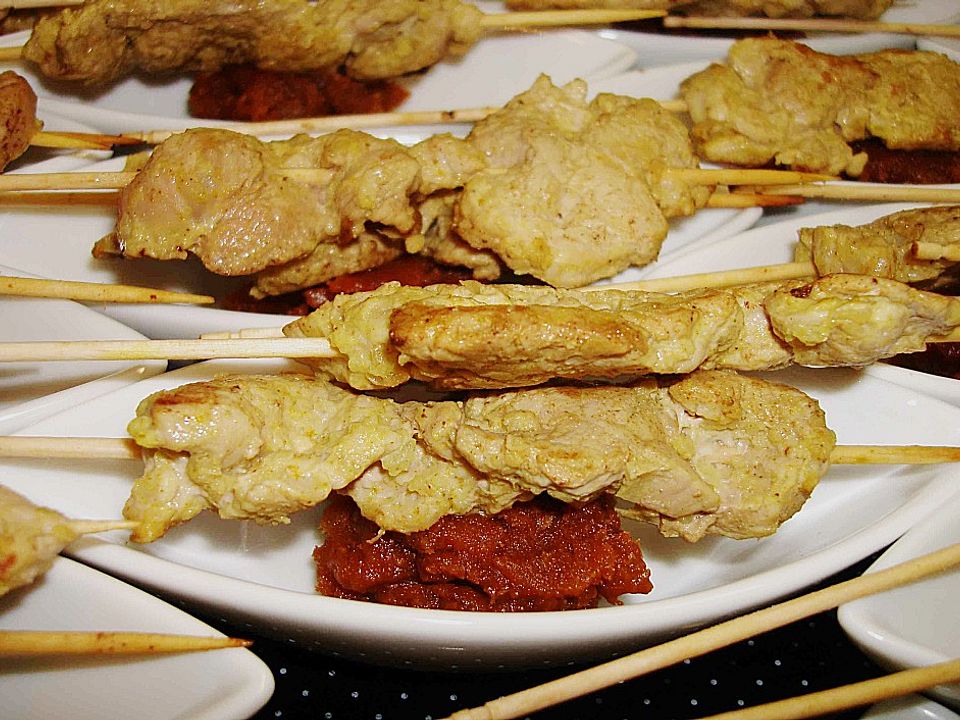 Marinierte Satay - Spieße mit Schweinefleisch von bushcook| Chefkoch