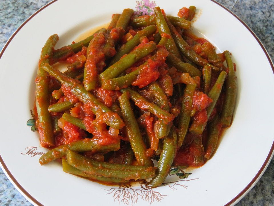 Grüne Bohnen in Tomatensoße| Chefkoch