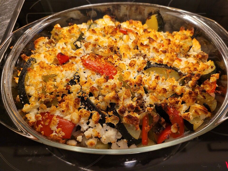 Zucchini - Hackfleisch - Auflauf mit Feta von Ruudini| Chefkoch