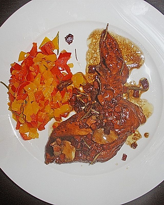 Huhn in Balsamico - Honig - Sauce