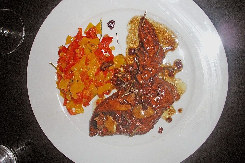 Huhn in Balsamico - Honig - Sauce