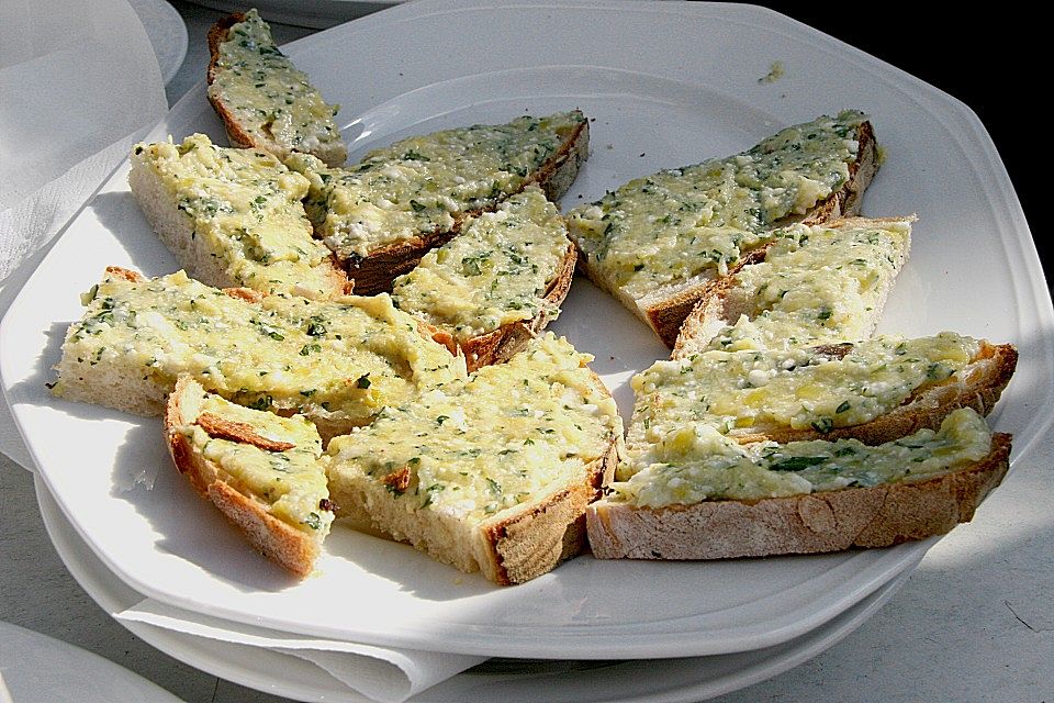 Crostini mit Zucchini - Püree