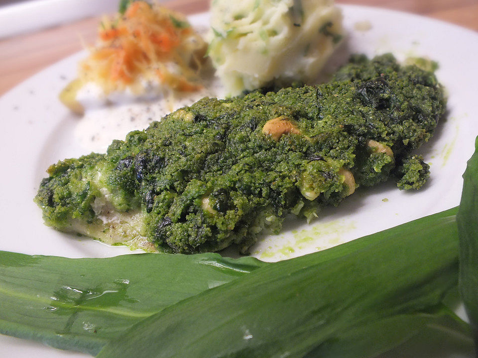 Zanderfilets mit Bärlauchkruste von Gina1979| Chefkoch