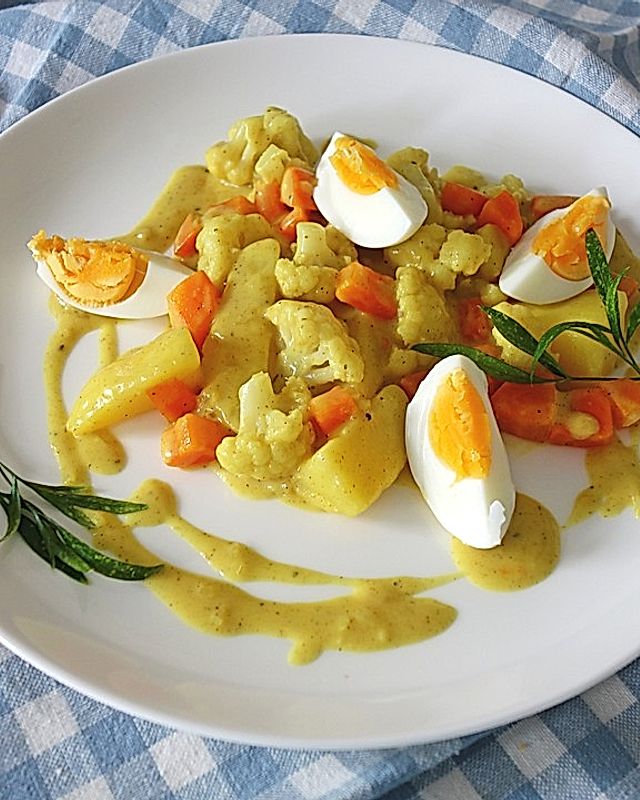 Curry - Eier - Ragout