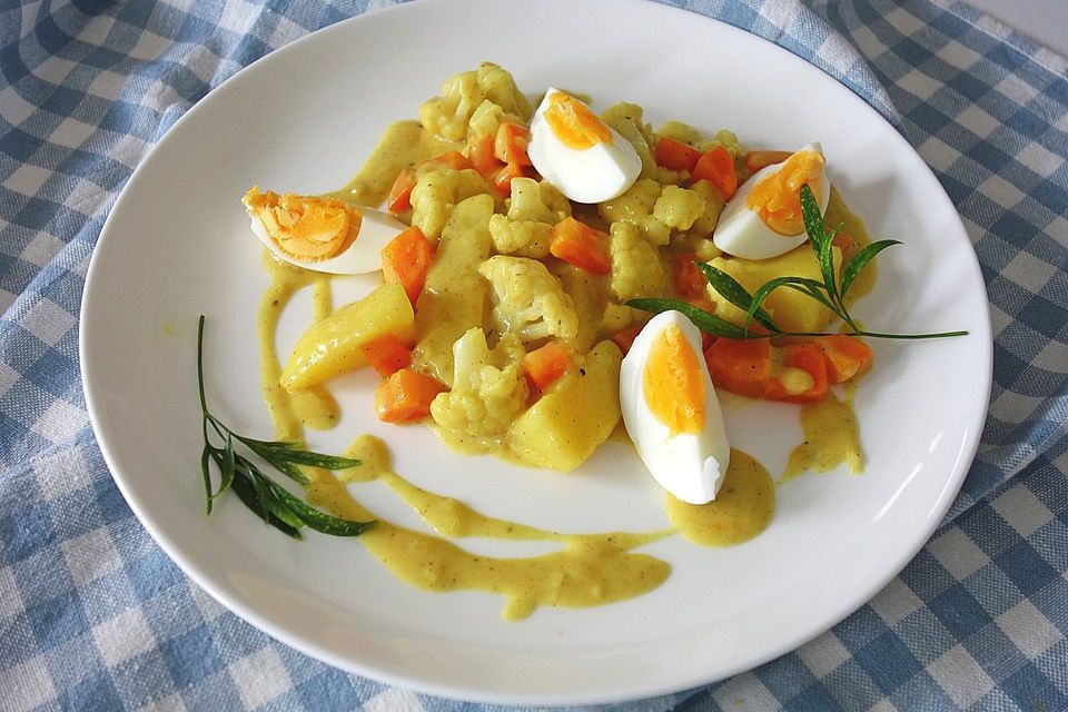 Curry - Eier - Ragout