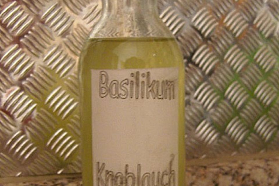 Basilikum - Knoblauchöl