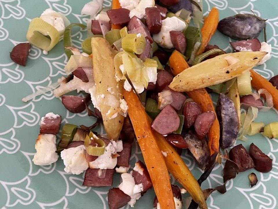 Ofenkartoffeln mit Cabanossi und Schafskäse von cocky7| Chefkoch