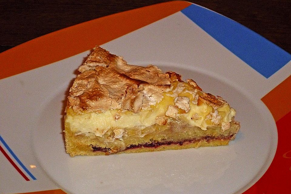 Baiser - Bananen - Torte