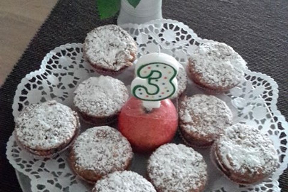 Saftige Apfelmuffins