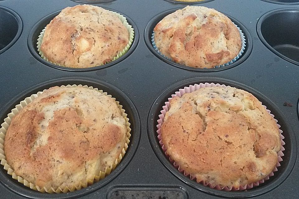 Saftige Apfelmuffins