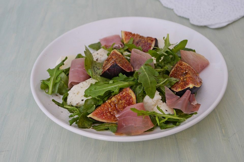 Rucola - Salat mit Feigen