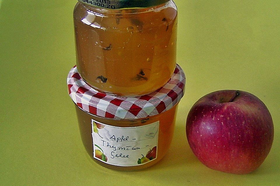 Apfel - Thymian - Gelee