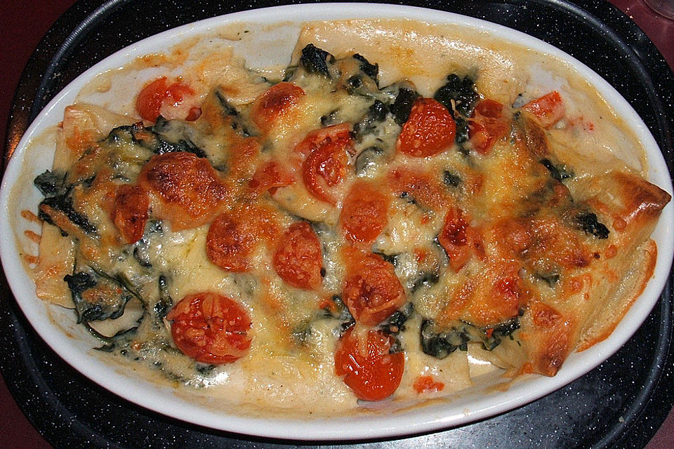 Florentiner Spinat - Maultaschen