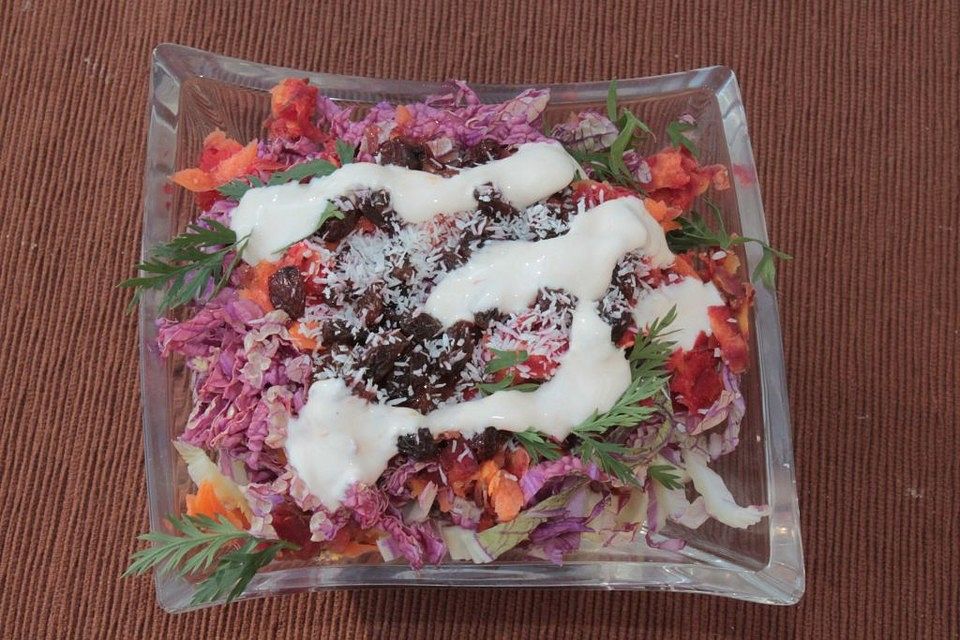 Möhren Chinakohlsalat Möhren Chinakohlsalat