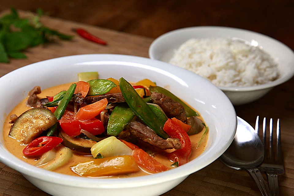 Thai-Red-Curry für mehrere Variationen