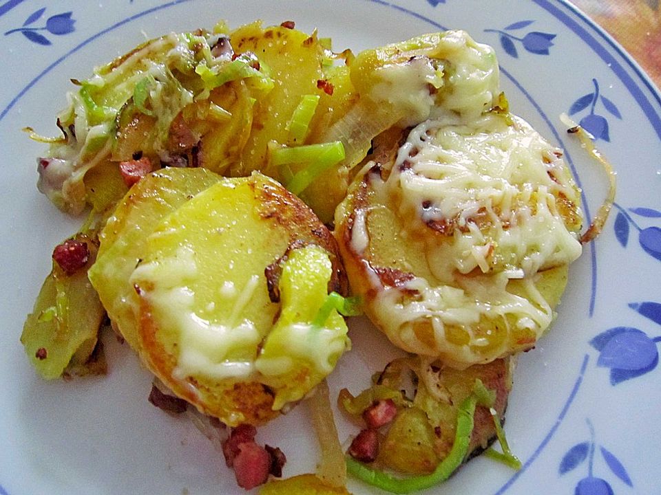 Bratkartoffeln mit Porree und Käse von heimwerkerkönig| Chefkoch