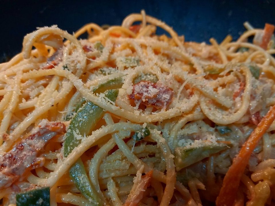 Vegetarische Spaghetti Carbonara von reise-tiger | Chefkoch