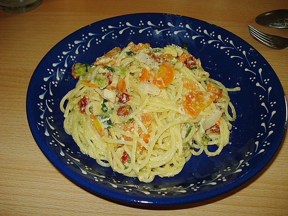 Vegetarische Spaghetti Carbonara von reise-tiger | Chefkoch
