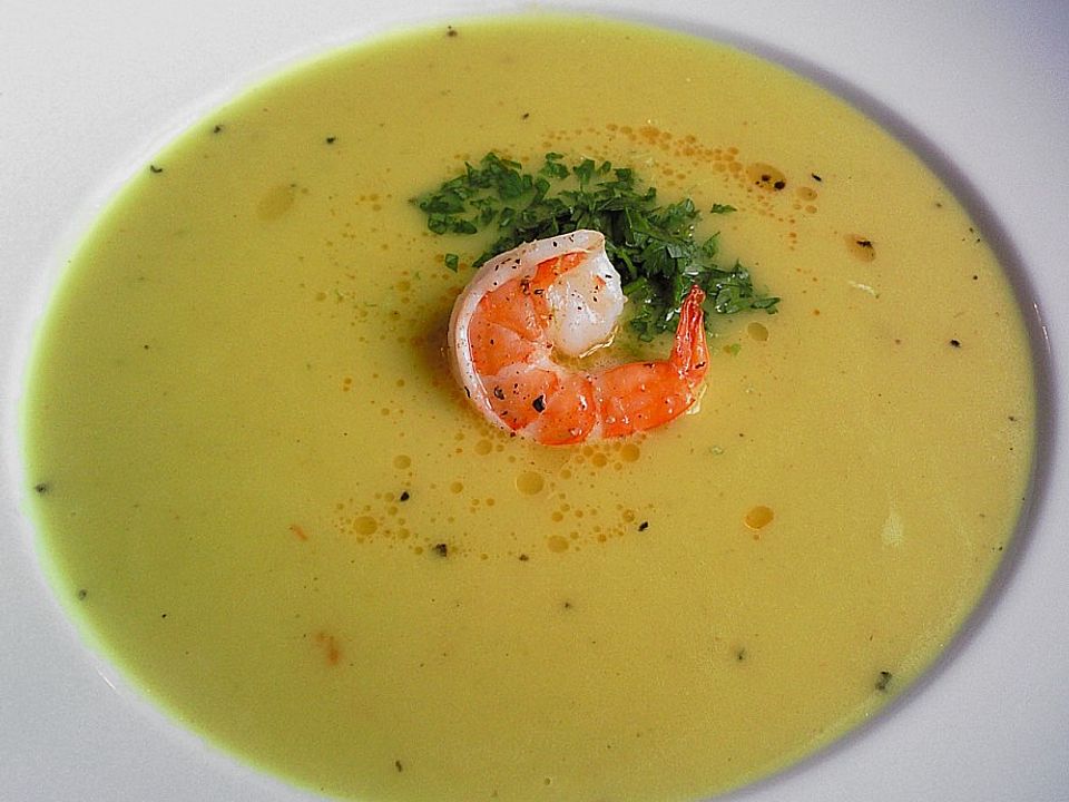 Limetten - Kokos - Suppe mit Garnelen von OliverSchmid| Chefkoch