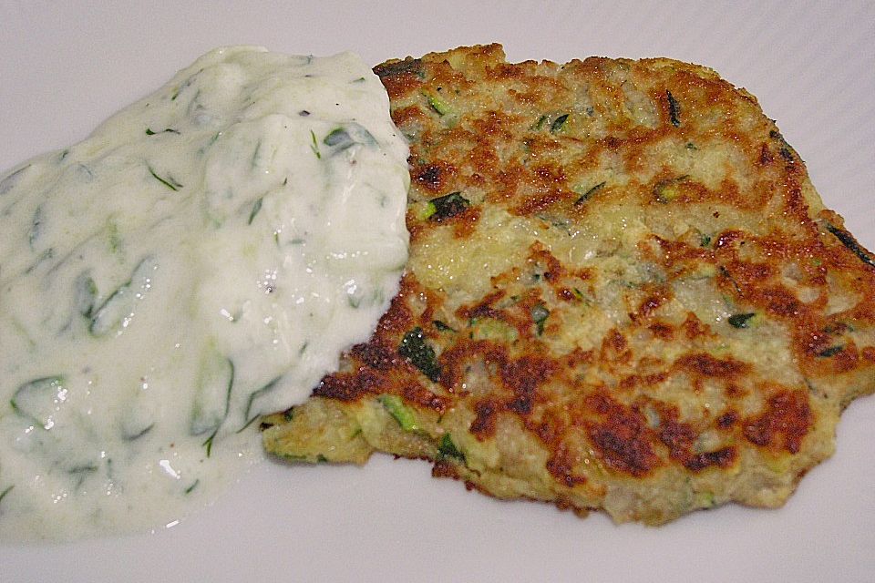 Griechische Zucchini - Küchlein