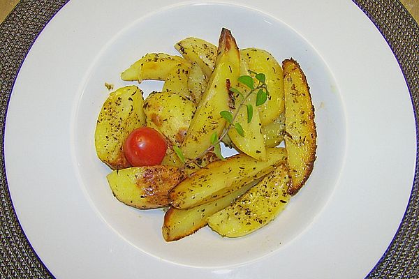 Ofenkartoffeln Auf Griechische Art Kochen Gut Kochengut De