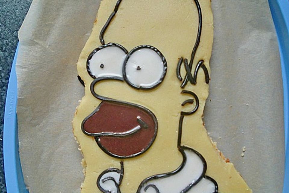 Lettas Homer Simpson Motivtorte