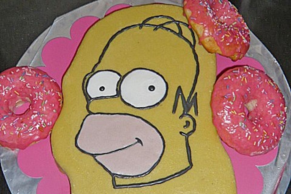 Lettas Homer Simpson Motivtorte