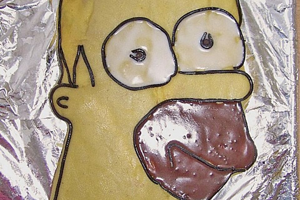 Lettas Homer Simpson Motivtorte